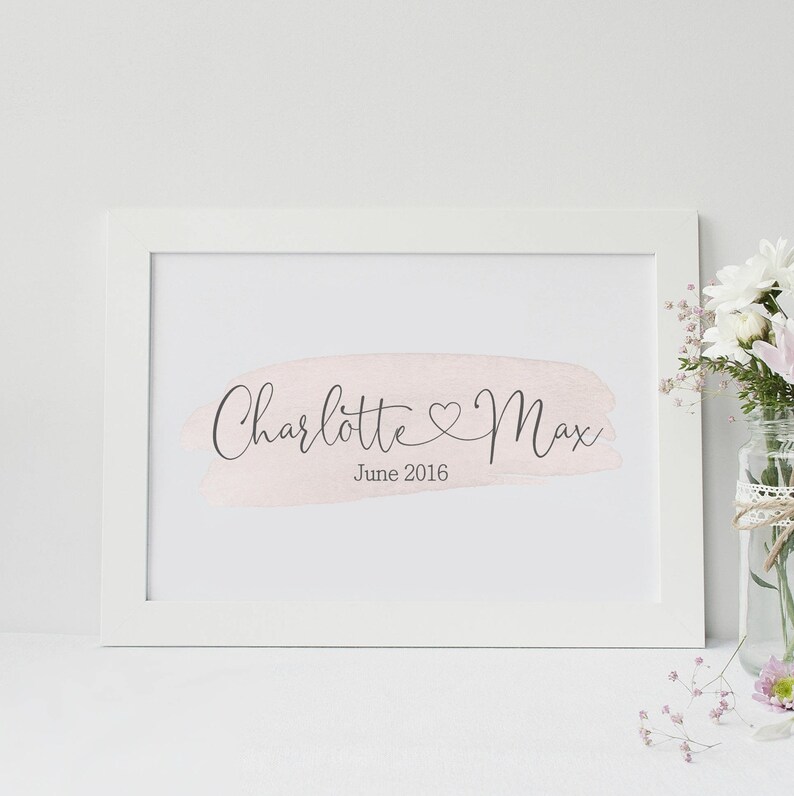 Engagement Gift Engagement Print Engagement Frame Etsy
