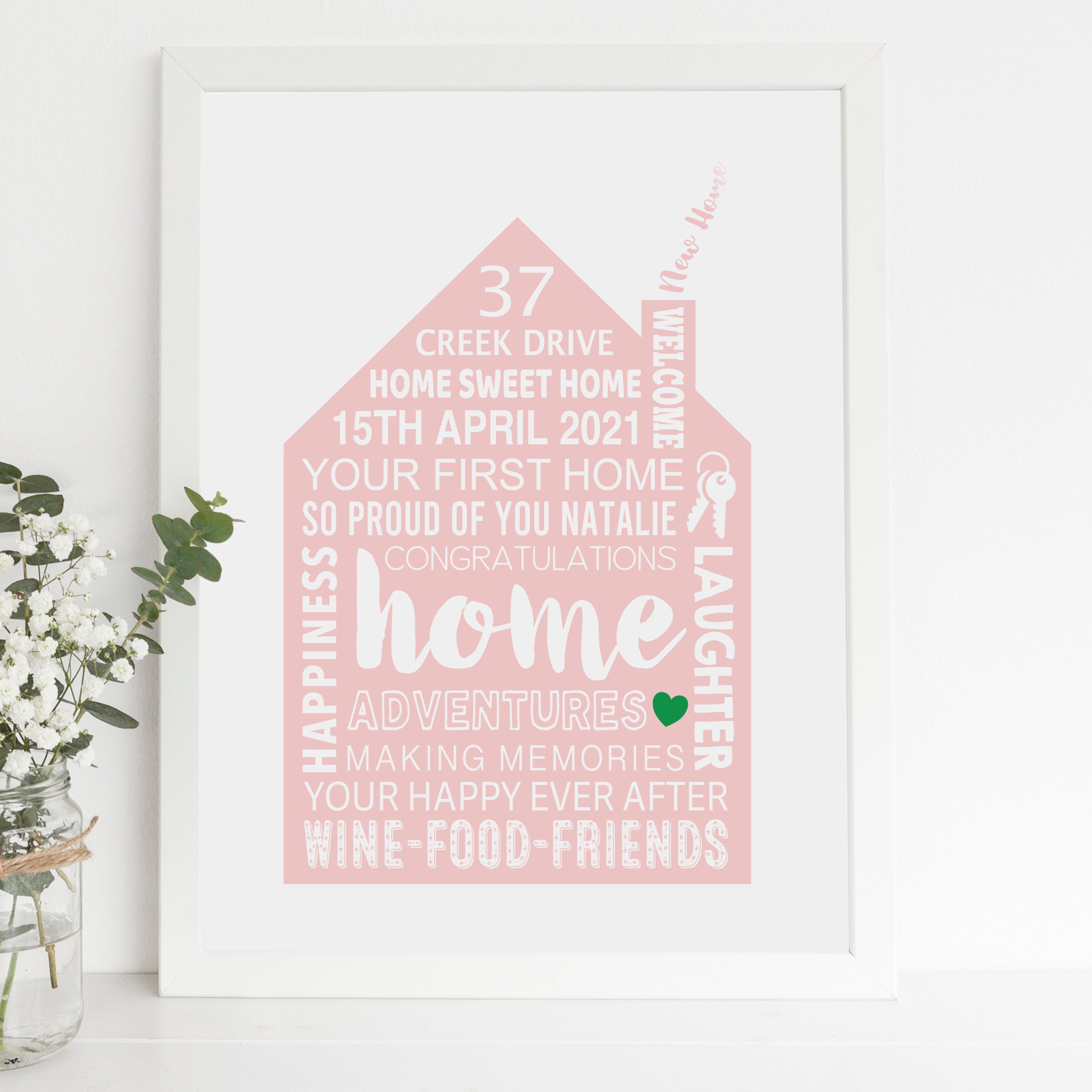 New Home Gift Our First Home Unique Gift Ideas for Friends Etsy UK