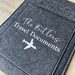 Personalised travel wallet, Personalised Travel Document holder, 100% Recycled Felt, Personalised Passport Holder, Family passport holder 