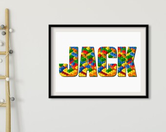 Name poster | Etsy