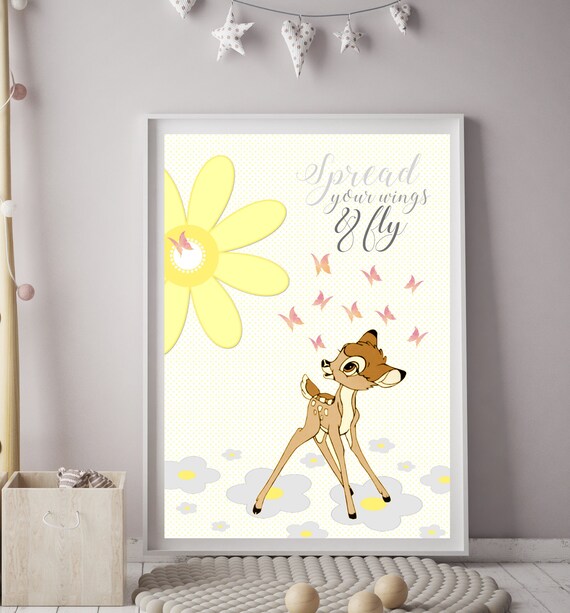 bambi nursery decor