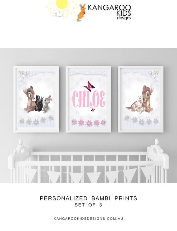 bambi nursery set
