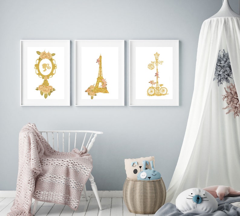 Paris Nursery Decor Prints For Nursery Digital Download Etsy