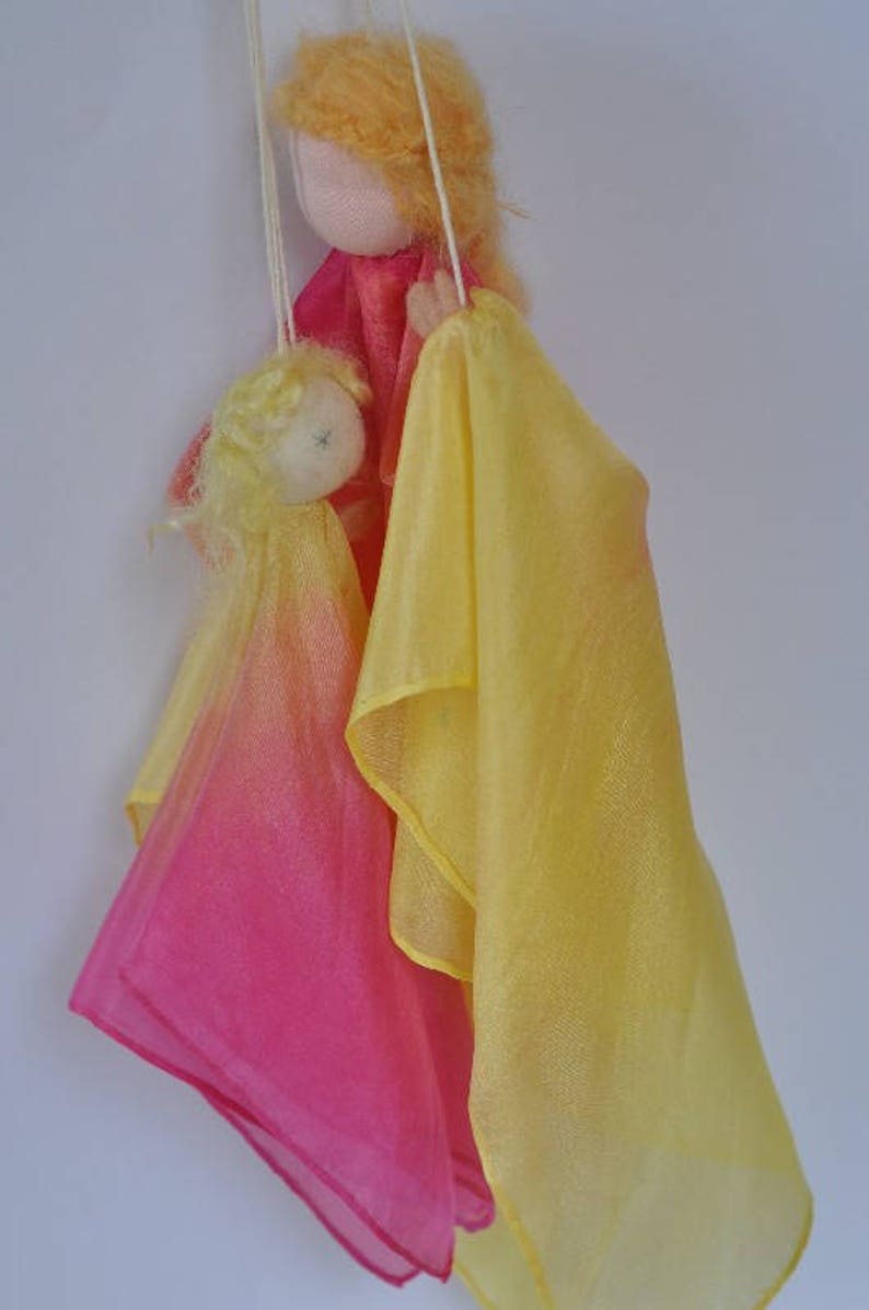 Waldorf Inspired Silk Puppet Storytelling Puppets Etsy