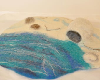 Arctic play mat | Handmade Waldorf inspired playscape
