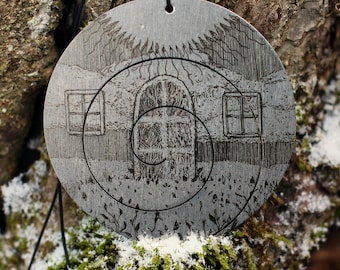 POCKET GONG stainless steel engraved - deep sound in your pocket