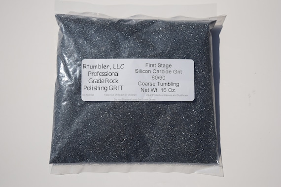 10 LBS Large Weight 4 Step Rock Tumbler Grit Kit, Tumbling Media Refill -  Coarse/Medium/Pre-Polished/Final Polish Grit Works with Any Rock Tumbler