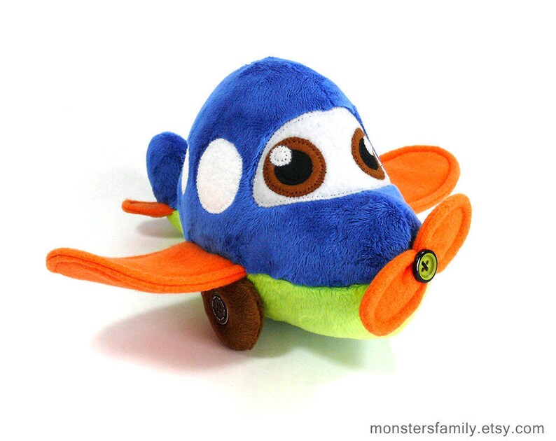 Plush Airplane Stuffed Toy Plane Plush Soft Toy Airplane Baby Etsy