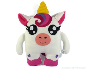 Peluche de unicornio de juguete, Animal relleno, suave unicornio arcoíris, muñeco para amantes, peluche, regalo de Navidad para niña, juguetes para recién nacidos, relleno de medias