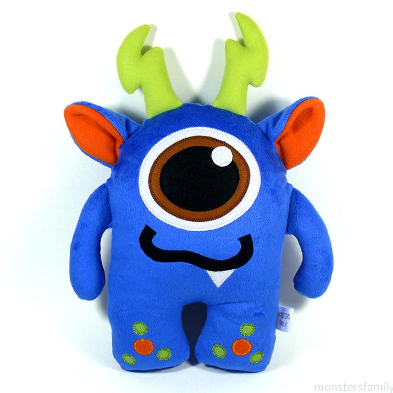 Monster Ricky Plush MonstersFamily - Etsy