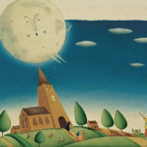 J'ai averti la Lune de se lever un peu plus haut.,Signé Alison Jay, impression giclée de qualité musée