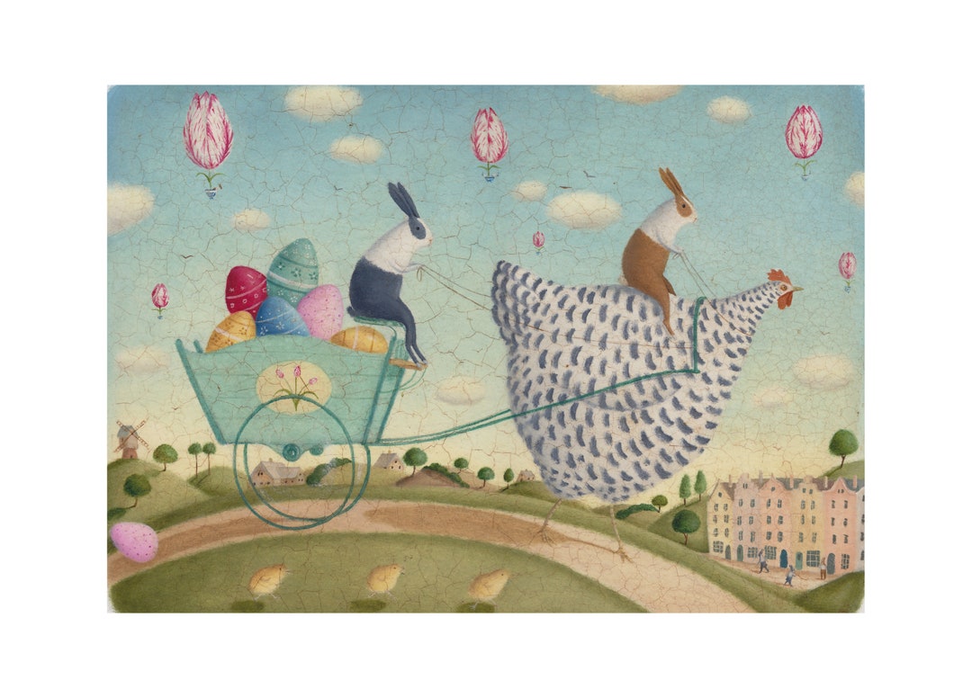 Spring Parade Print - Etsy