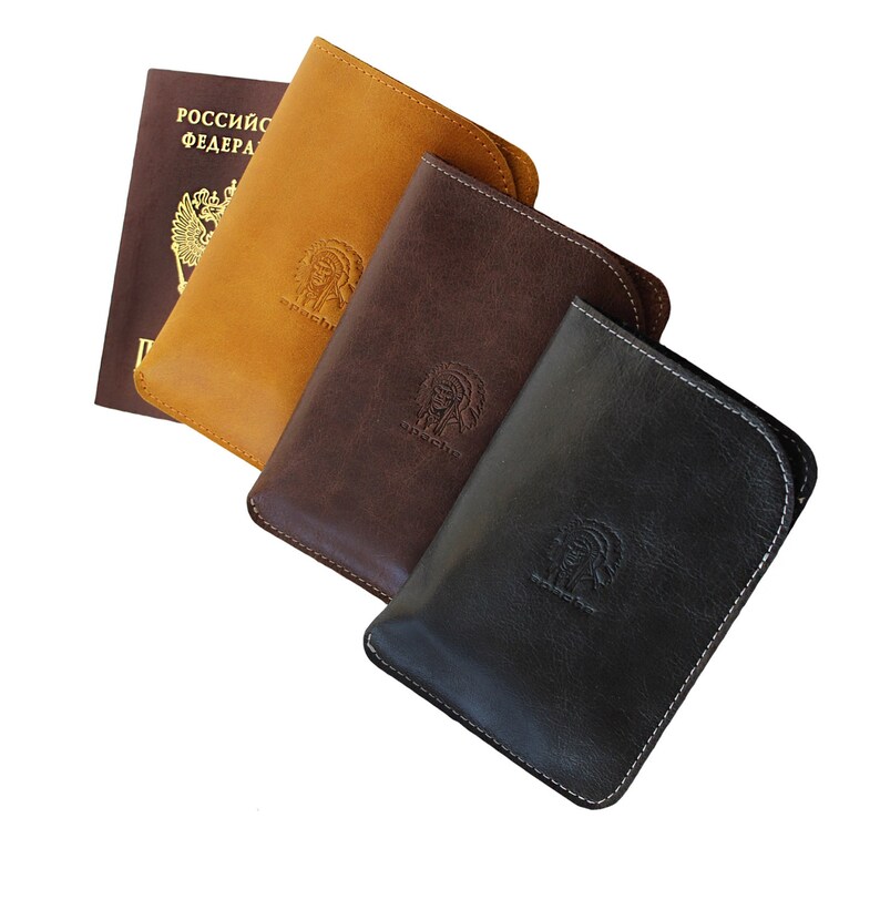 Black passport sleeve Passport sleeve Leather passport Etsy