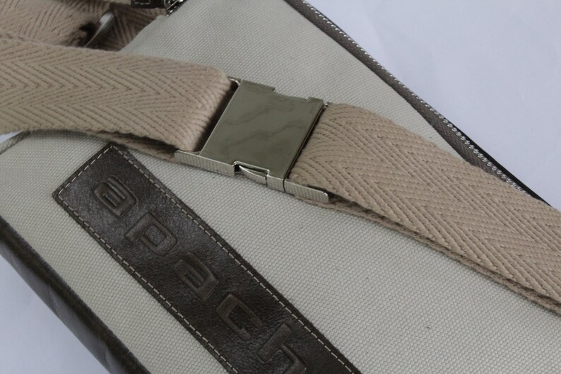 Canvas chest bag Travel chest bag Traveler small bag Men pocket belt Beige hip bag Beige bumbag Men gift GOLD HUNTER light canvas waist bag