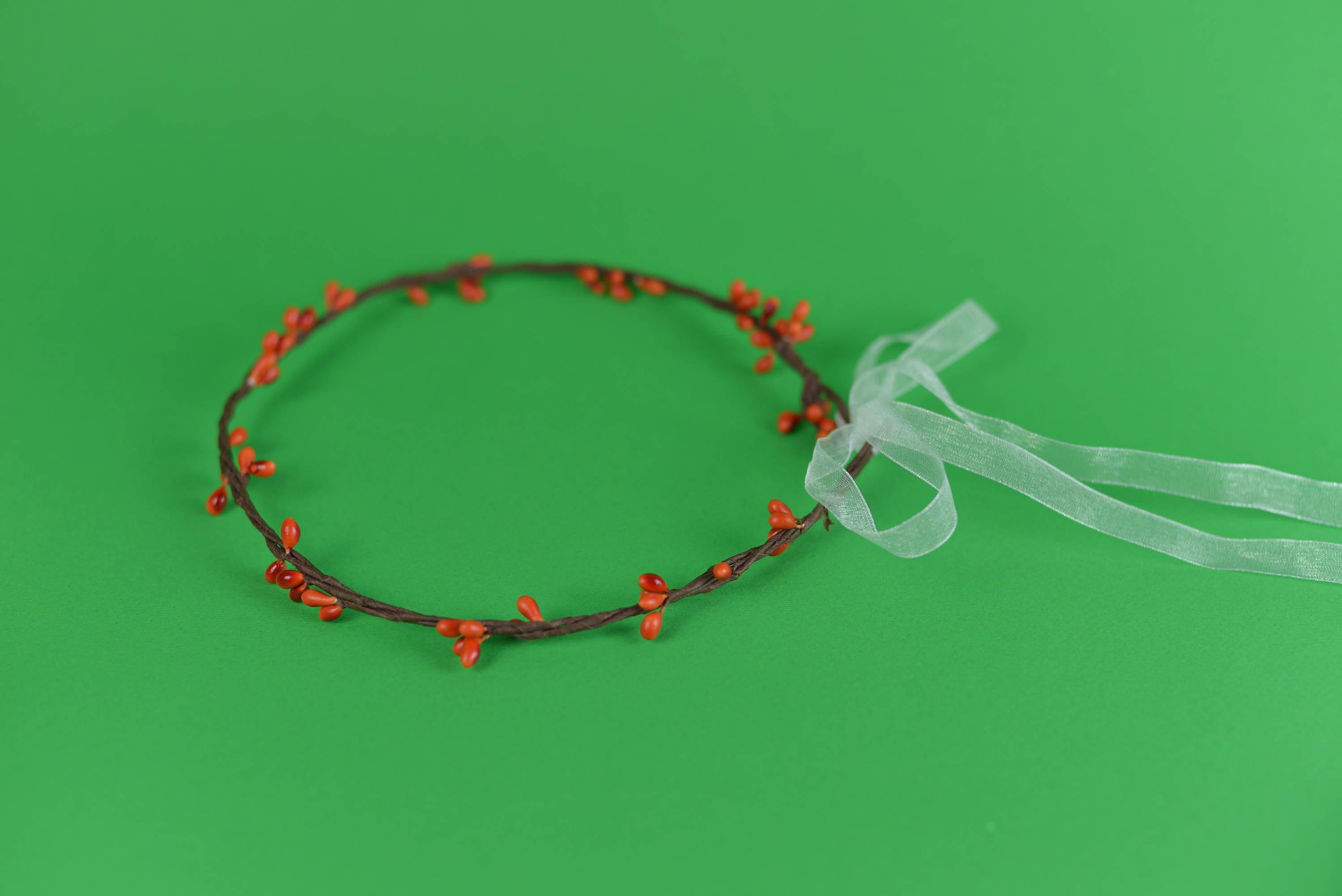 COURONNE de Baies Fait-main couronne champêtre pour MARIAGE - Etsy France