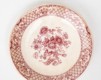 Mason's Ironstone - Stratford - Tea Plate England red and white plate 16cm
