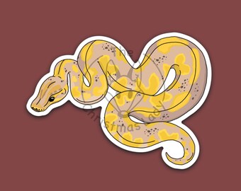 Bananenpython #21 wetterfester 3-Zoll Vinyl Aufkleber