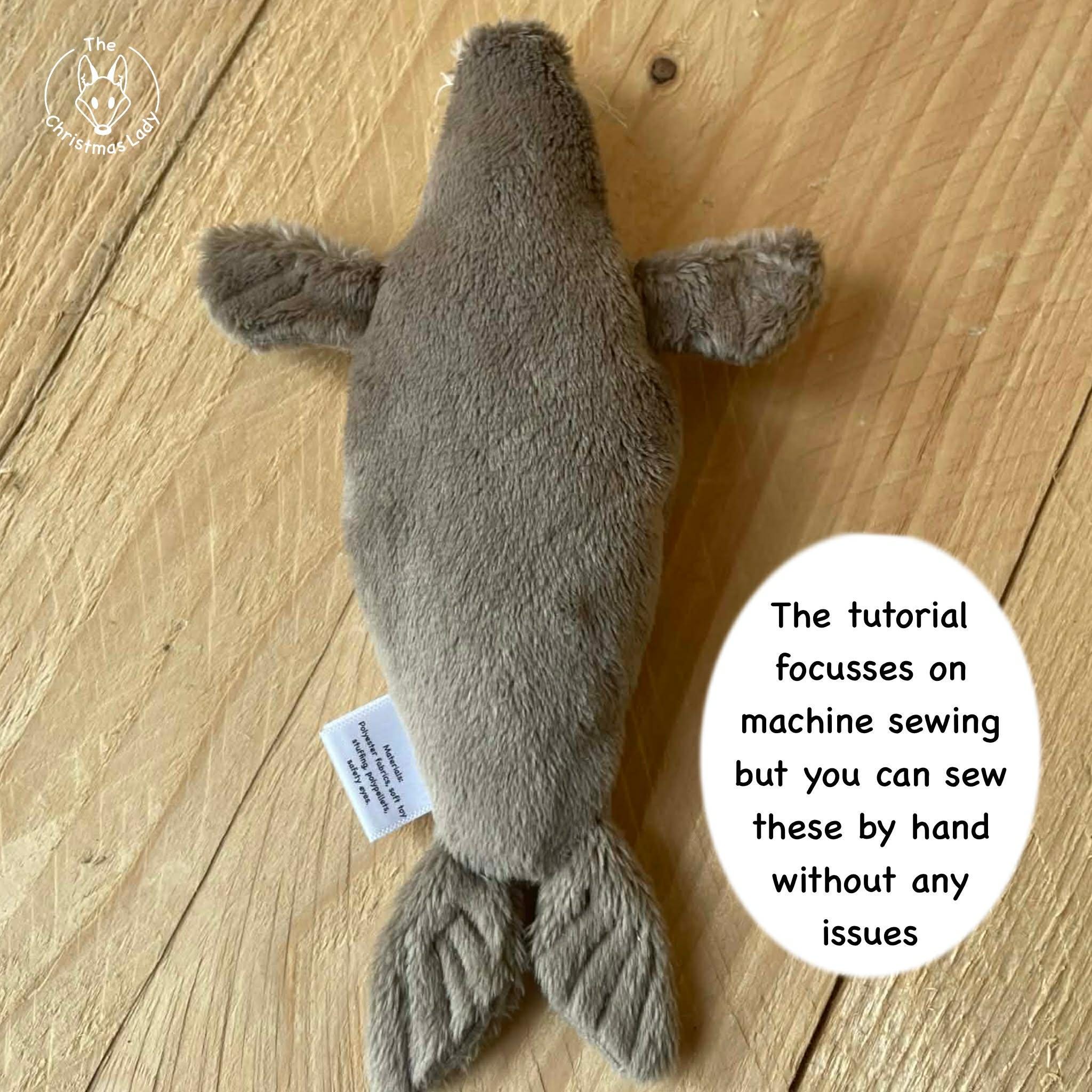 Pocketsize Seal Plush Sewing Pattern - Digital Download - Step by Step ...