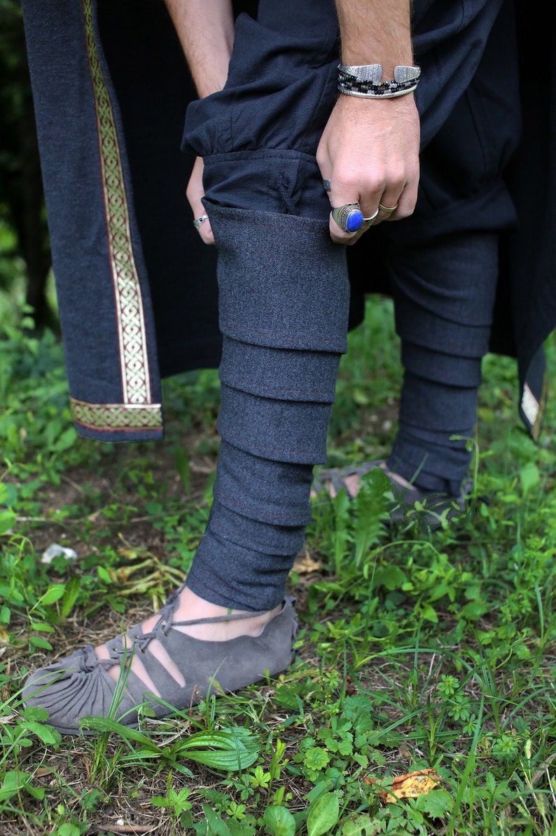 Viking Leg Wrap for Viking or LARP Costume Reenactment Celtic Etsy