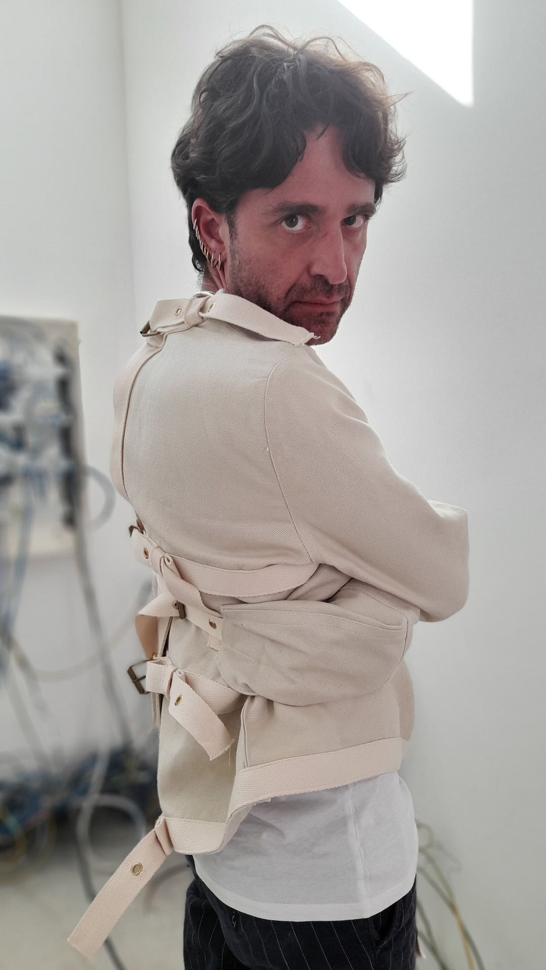 De Poule Hast Veste De Travail Zwangsjacke Nur Für