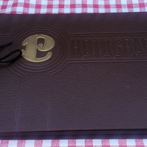 Album fotografico vintage, ecopelle Yukon/Alaska fotografie anni '50 anni '60