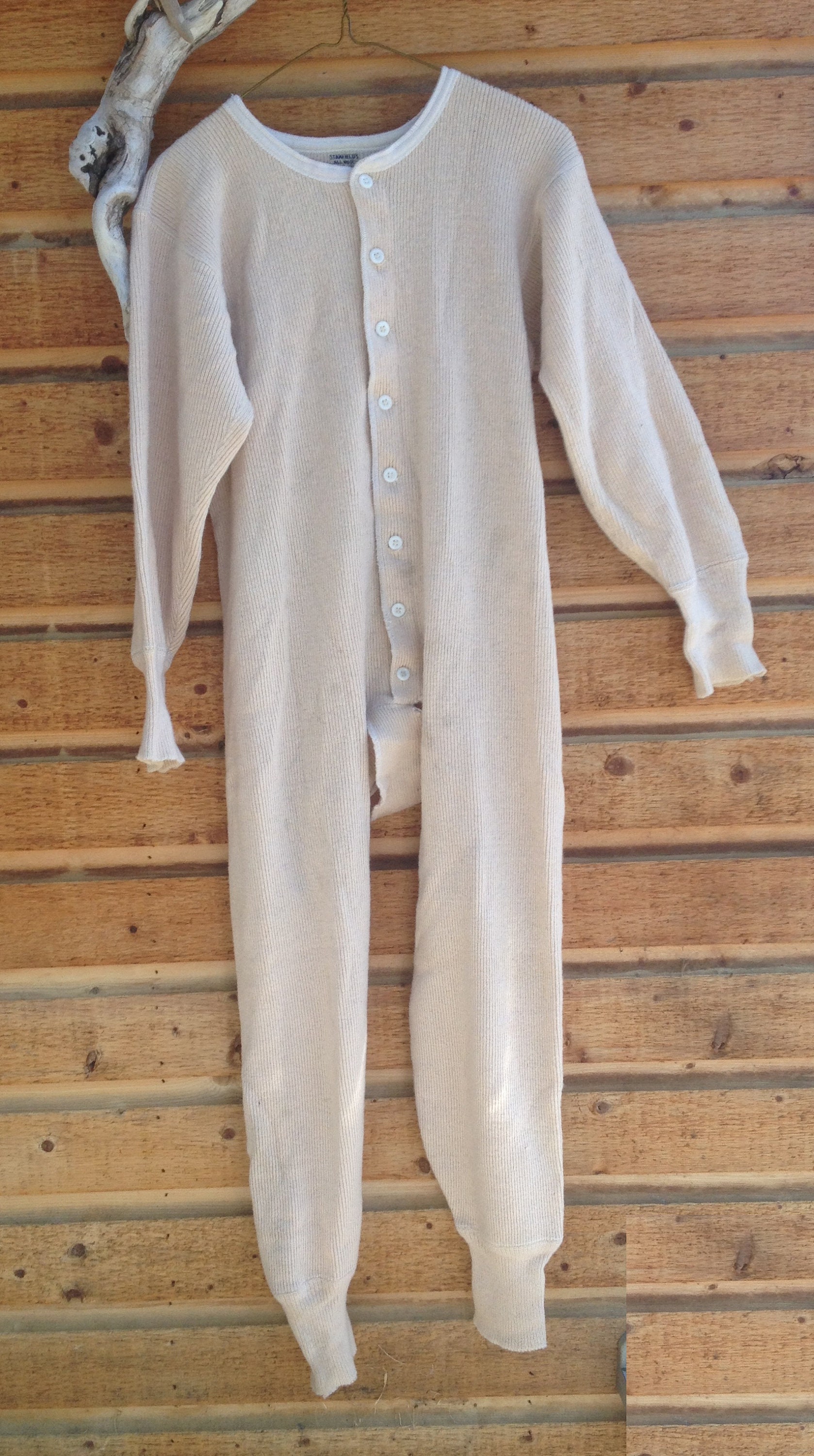 Vintage Stanfield's Union Suit Long John's Etsy