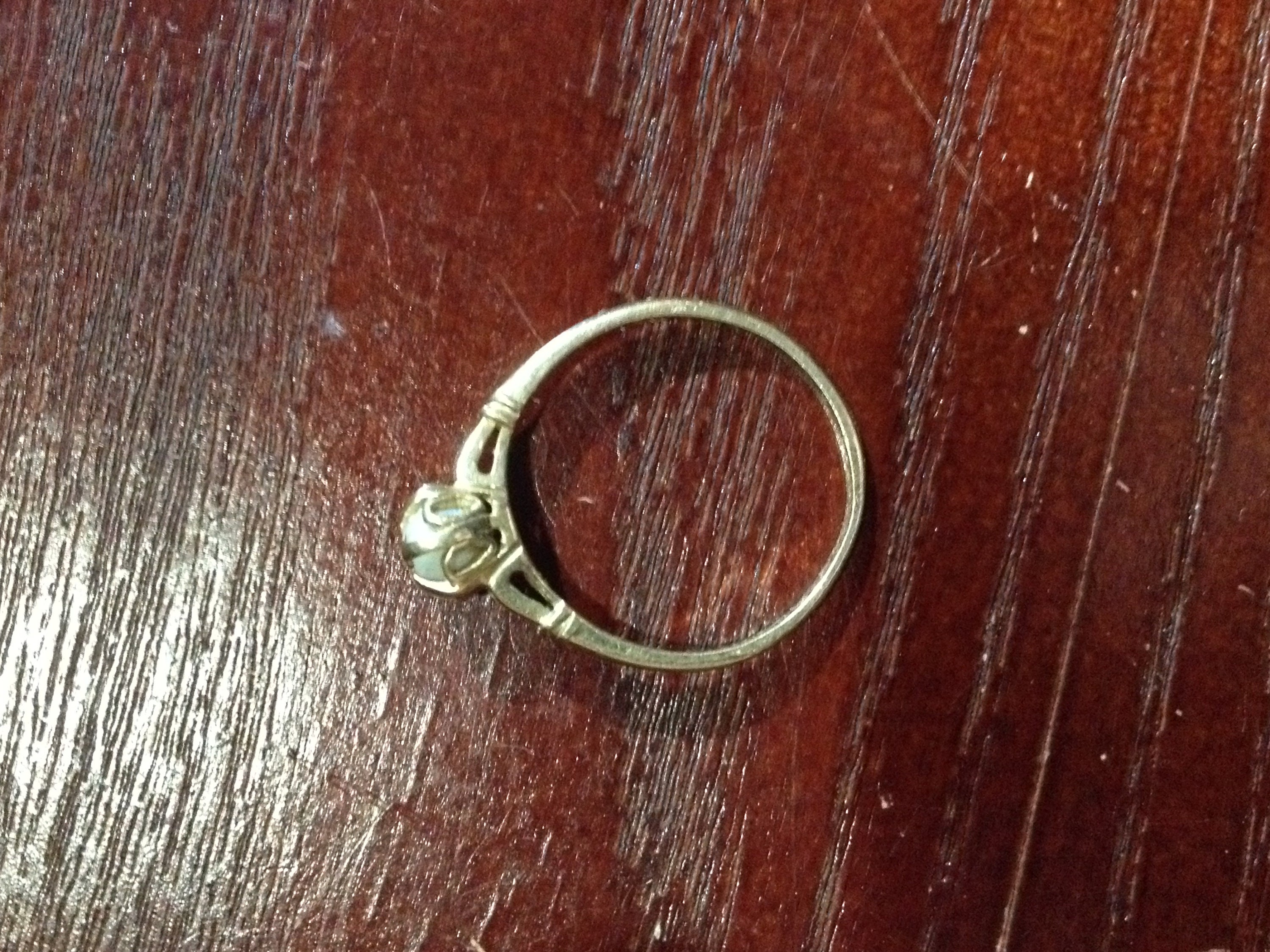 Victorian Gold Ring Stamped 10K Size 7.5 Beautiful Coral Stone Etsy