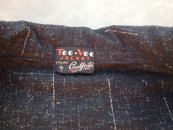 Authentic 1930's 1940's TEE-VEE Jacket by Caulfie… - image 4
