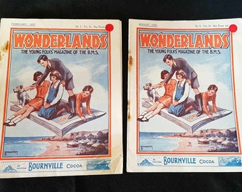 Vintage Baptist Children's Magazines, Wonderlands Young Folks Magazine 1942