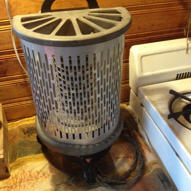 Wesix Electric Floor Heater Vintage Art Deco Design Parlor Etsy