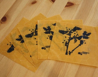 Beeswax  Sandwich Bags - 2 designs available