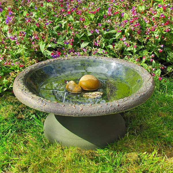 Ceramic Bird Bath Etsy UK