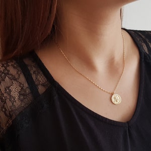 Gold pendant bee, boho jewelry, Ephesus bee medal, handmade jewelry Belgium