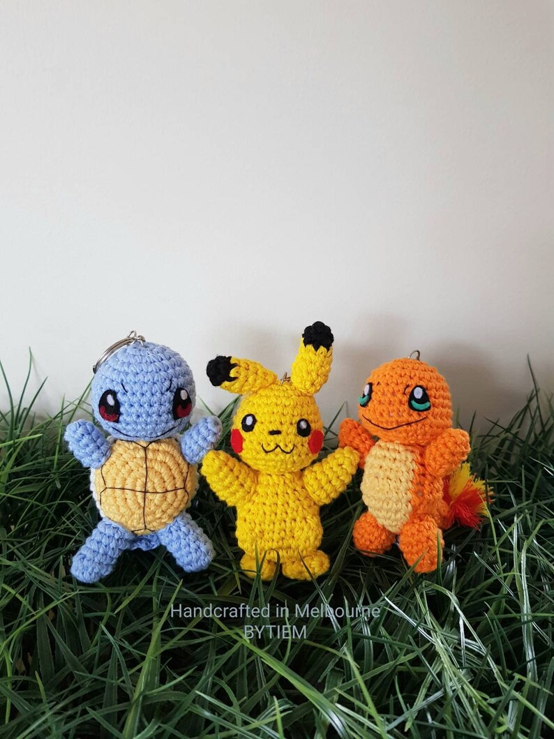 pokemon plush keyring