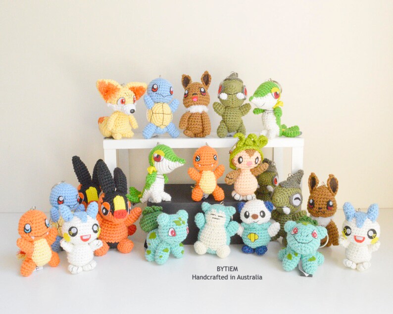 pokemon plush keyring