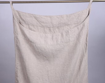 Linen laundry bag / Linen bag / Hanging laundry bag / Wall laundry bag / Laundry Hamper Bag