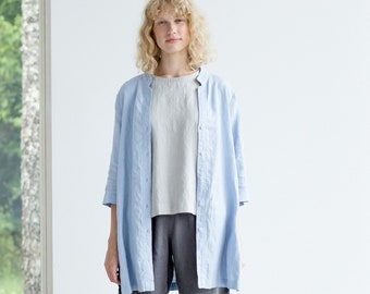 Linen shirt / Linen blouse / Linen top / New linen shirt