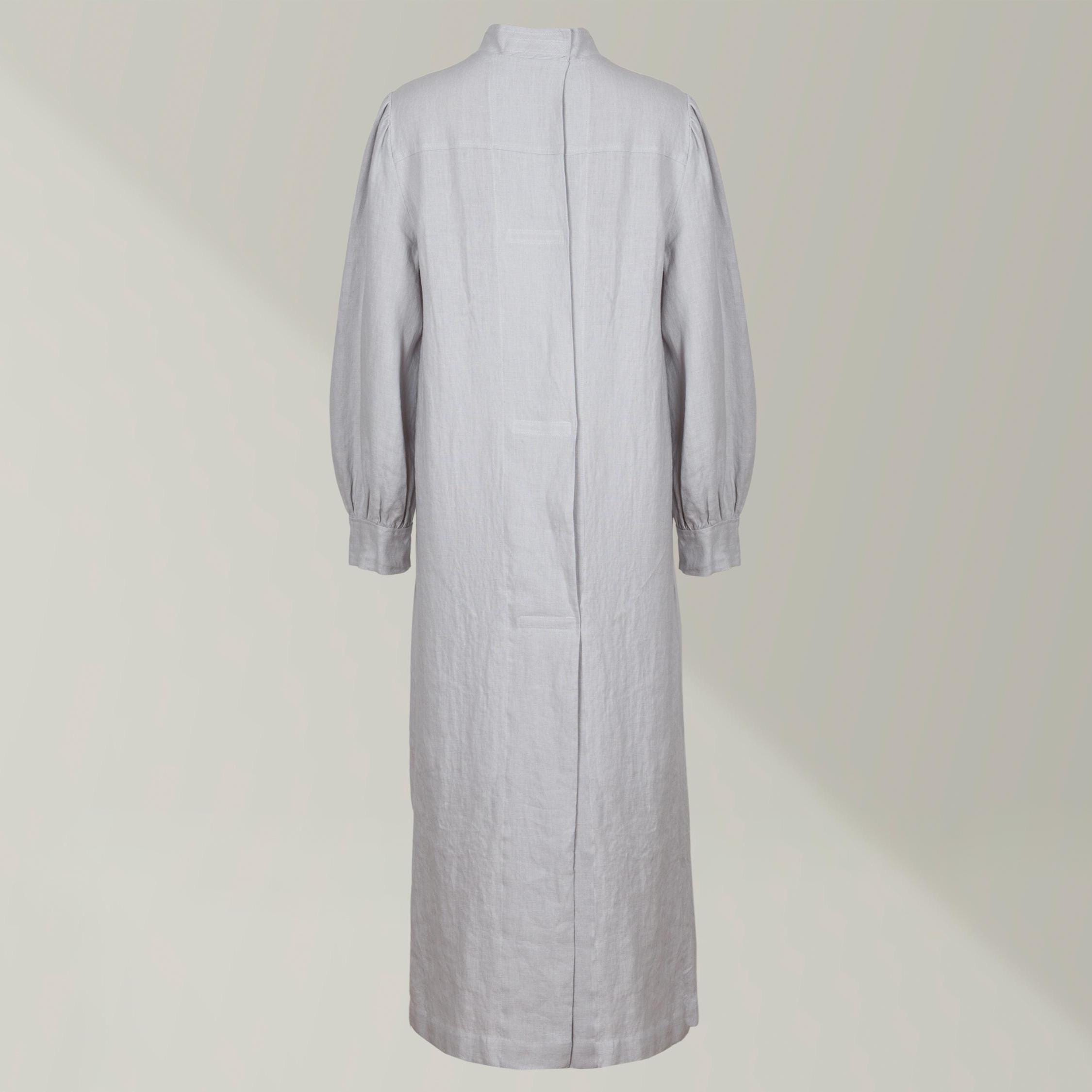 grey dress for funeral Funeral Linen Dress, Burial Linen Dress, Linen Burial Gown