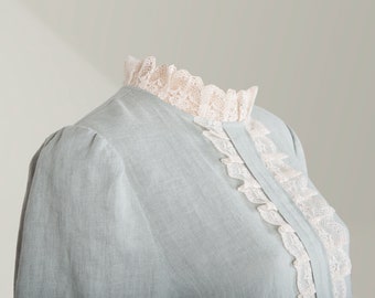 Linen funeral dress, Funeral linen dress, Burial Linen Dress, burial gowns for women