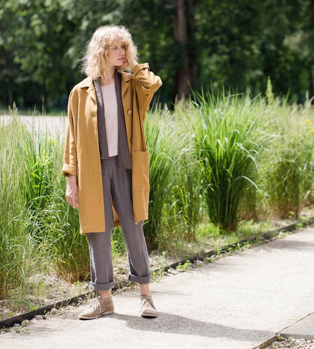 ジャケット・アウター ARMEN LINEN HERRINBONE WORK COAT ジャケット・アウター ARMEN LINEN HERRINBONE WORK COAT ジャケット