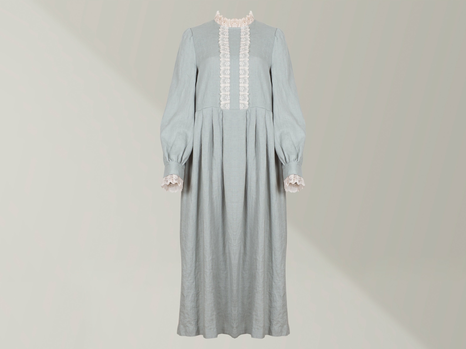 Linen Funeral Dress for the Deceased, Funeral Linen Dress, Burial Linen