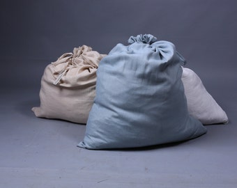 Linen bag / Large linen laundry bag / Laundry bags / Laundry tote / Dirty laundry bag