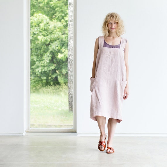 linen pinafore