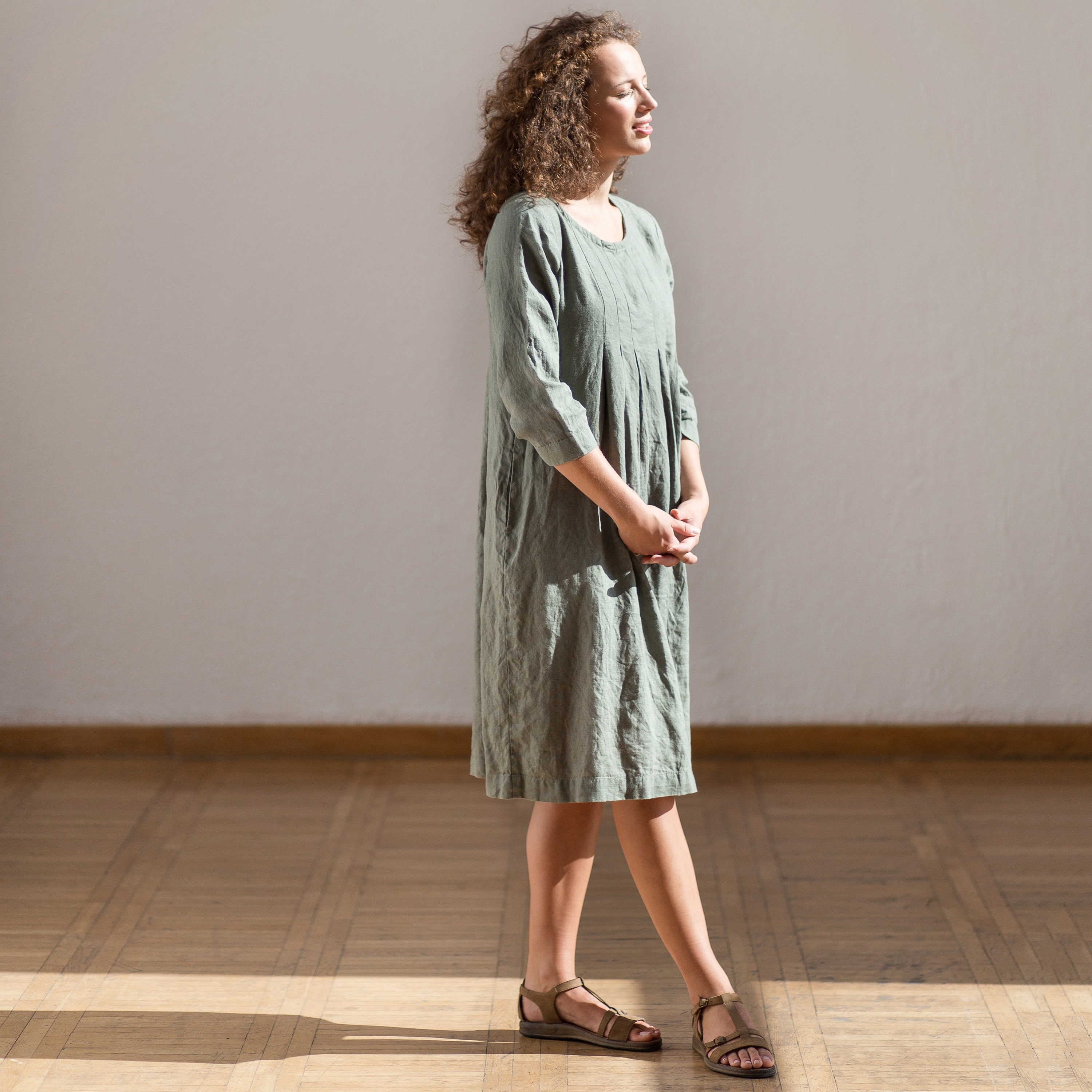 Linen Sack Dress