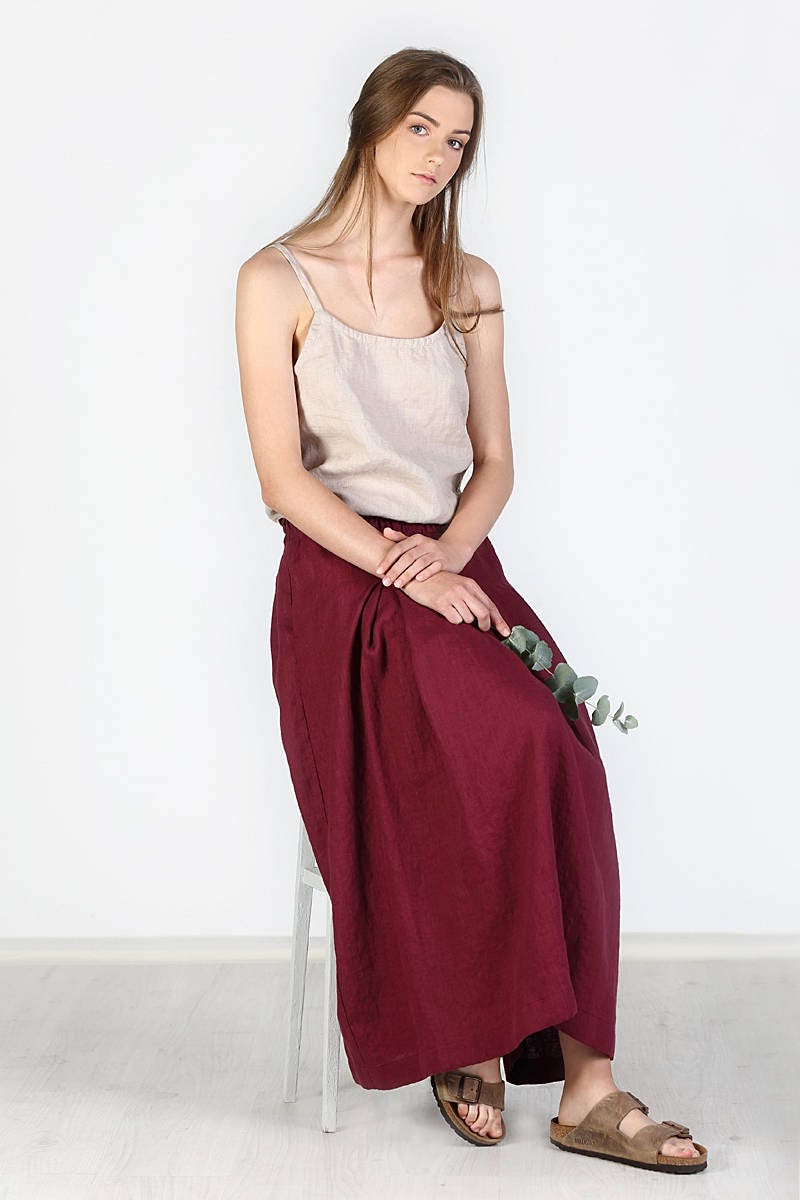 THE LINEN AMBER SKIRT main image 1