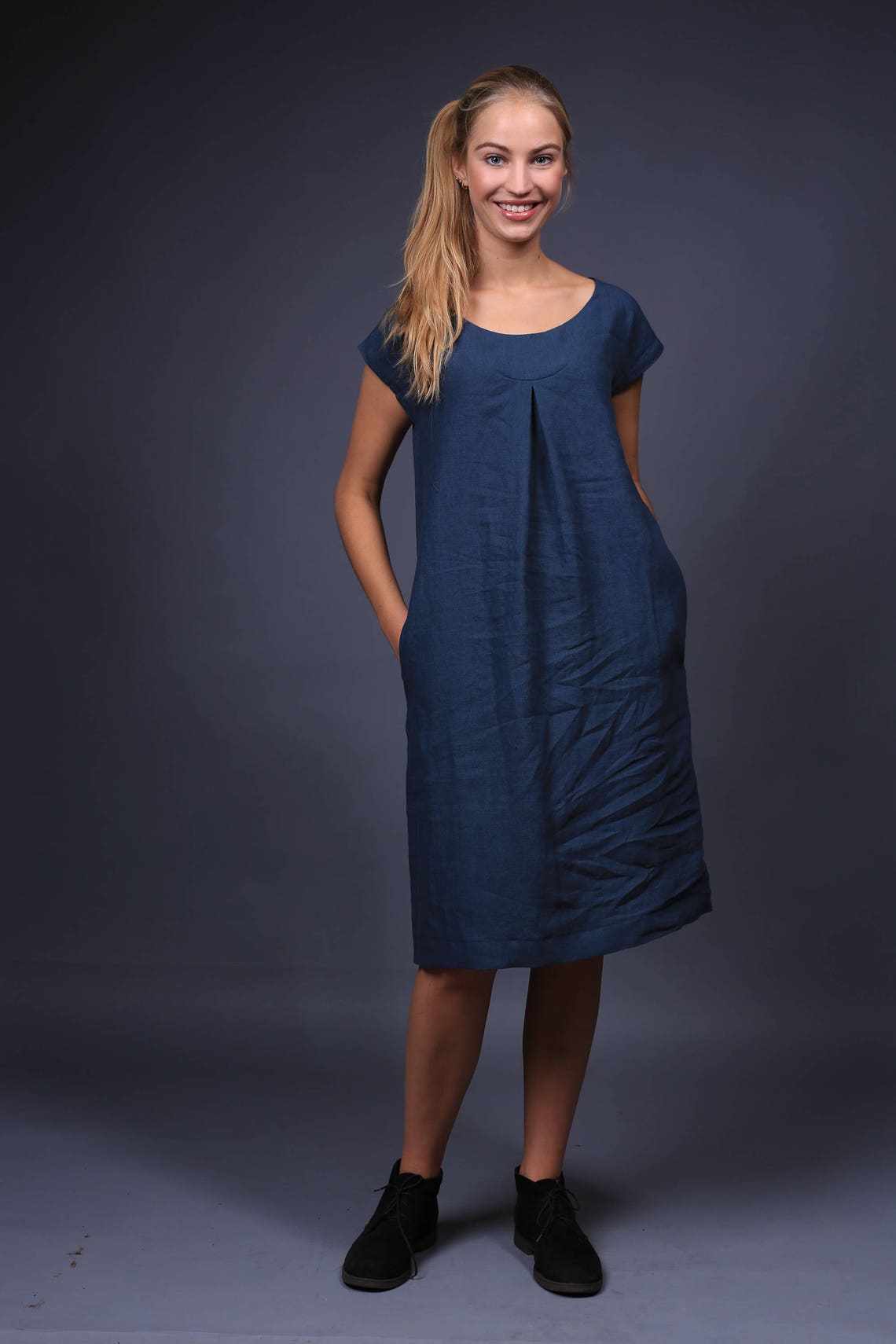 Washed Linen Dress main image 0