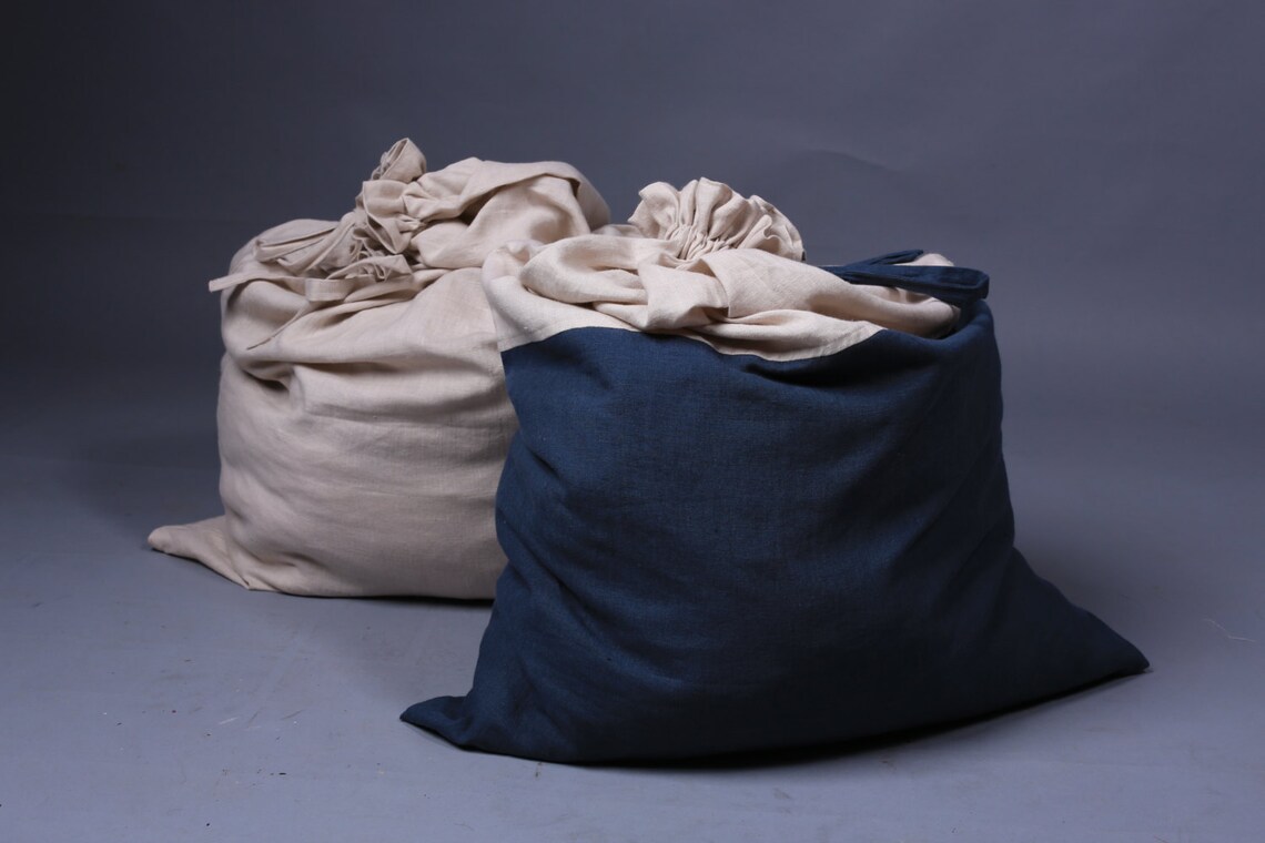 Linen Bag / Large Linen Laundry Bag / Laundry Bags / Laundry Etsy
