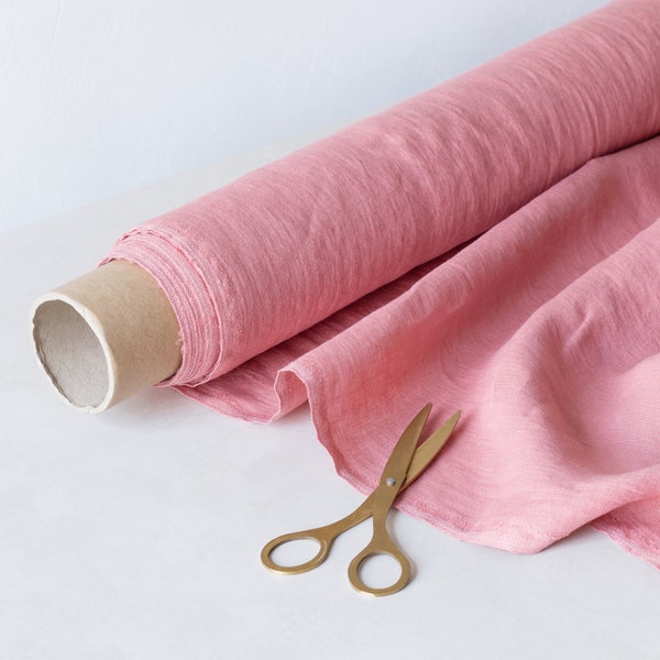 Tissu de lin par cour ou mètre / Lin / Tissu de lin / Tissu de lin de toute longueur / Tissu de lin lituanien