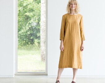 Linen dress / Loose fit linen dress / Linen summer dress / Loose linen dress / Linen tunic