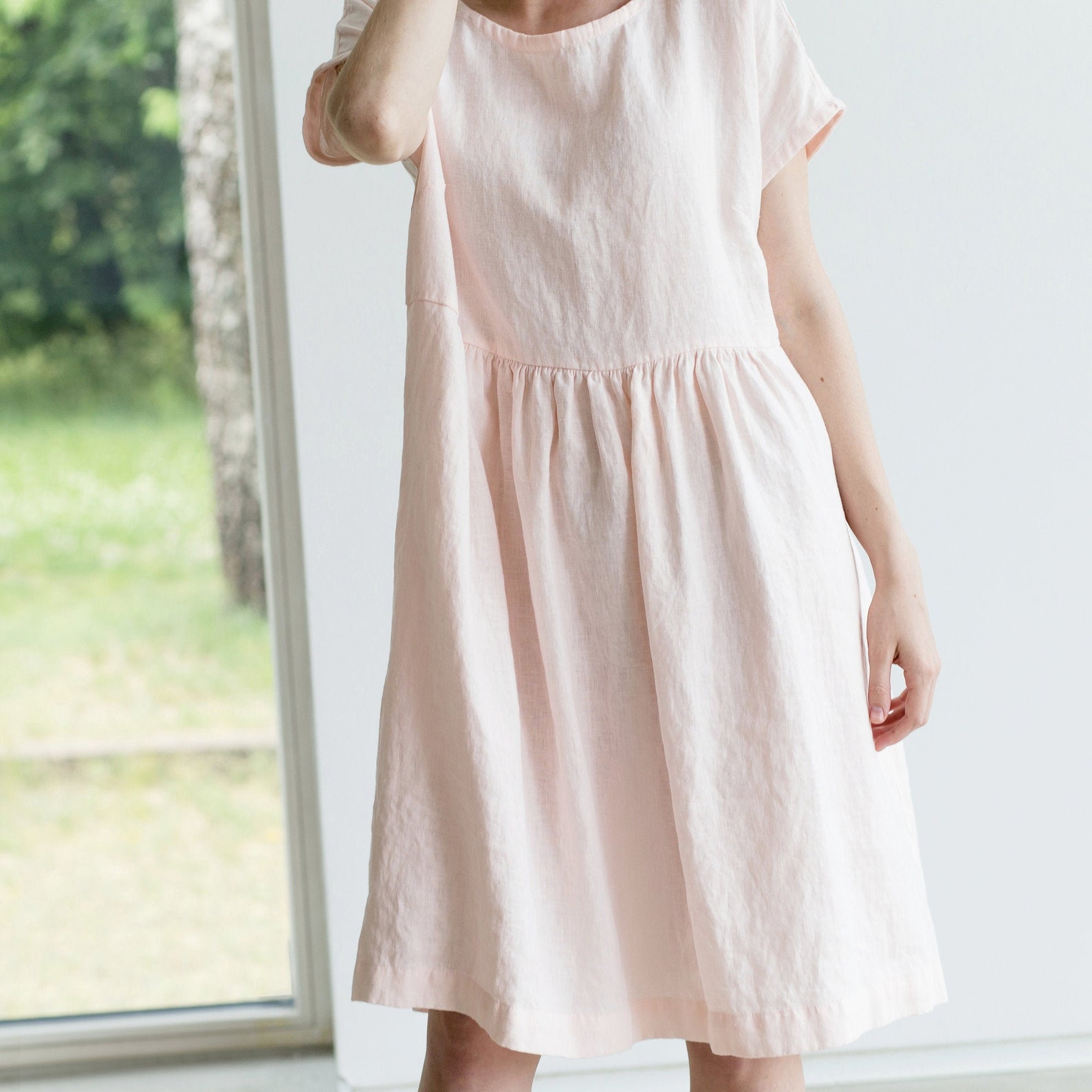 Linen Dress / Summer Linen Dress / Linen Sleeveless Dress - Etsy